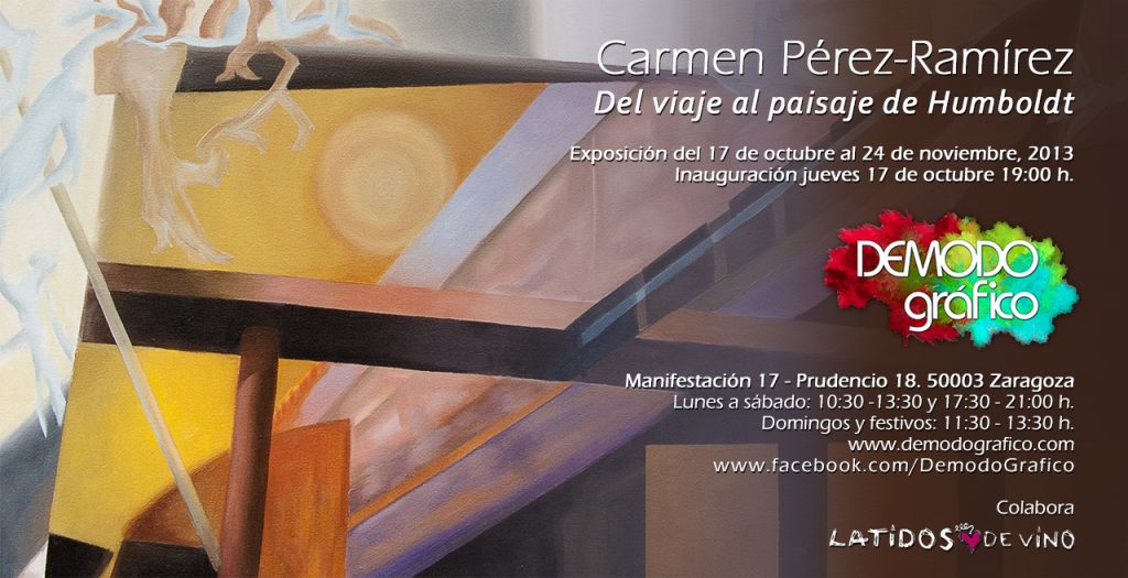 Invitación de la exposición de Carmen Pérez Ramírez en Demodo Gráfico
