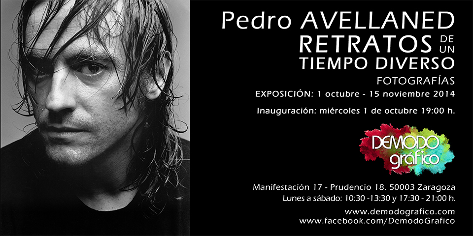 Invitación de la exposición de Pedro Avellaned en Demodo Gráfico